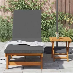 vidaXL Sonnenliege Braun 199 x 63 x 85 cm Massivholz Akazie