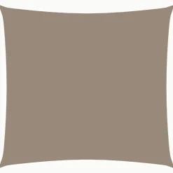 vidaXL Sonnensegel Oxford-Gewebe Quadratisch 2x2 m Taupe