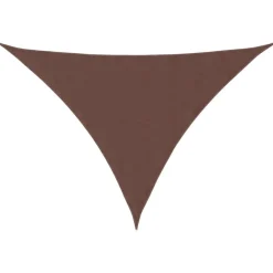 vidaXL Sonnensegel Oxford-Gewebe Dreieckig 2,5x2,5x3,5 m Braun