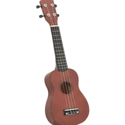 vidaXL Sopran Ukulele Set für Kinder mit Tasche Dunkles Holz 21"
