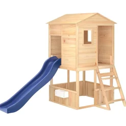 vidaXL Spielturm Massivholz Tanne