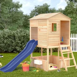 vidaXL Spielturm Massivholz Tanne