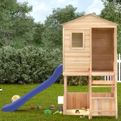 vidaXL Spielturm Massivholz Tanne