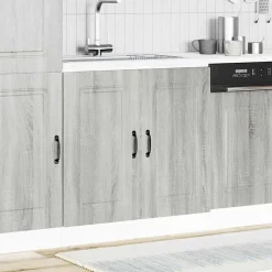 vidaXL Spülenunterschrank Kalmar Grau Sonoma 80x46x81,5 cm