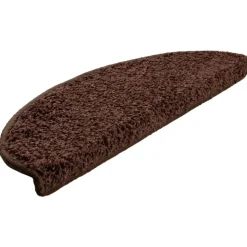 vidaXL Stufenmatten 15 Stk. 65x21x4 cm Braun Halbrund Groß