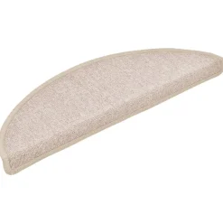 vidaXL Stufenmatten 15 Stk. 56x17x3 cm Taupe Halbrund