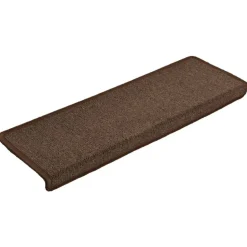 vidaXL Stufenmatten 15 Stk. 65x21x4 cm Braun Rechteckiger Rand