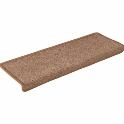 vidaXL Stufenmatten 15 Stk. 65x21x4 cm Braun Rechteckiger Rand