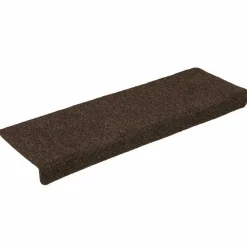 vidaXL Stufenmatten Selbstklebend 15 Stk. 65x21x4 cm Braun Rechteckiger Rand