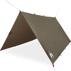 vidaXL Tarp Braun 306x306 cm Wasserdicht