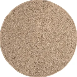 vidaXL Teppich 90 cm Jute-Optik Innen und Außen