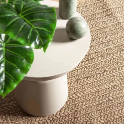 vidaXL Teppich 80x150 cm Jute-Optik Innen und Außen