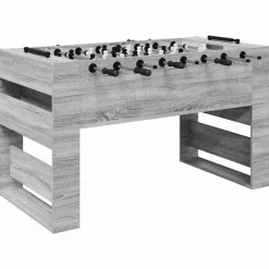 vidaXL Tischfußballtisch Graues Sonoma 146,5 x 74 x 85 cm