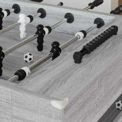 vidaXL Tischfußballtisch Graues Sonoma 146,5 x 74 x 85 cm