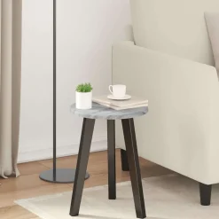 vidaXL Tischplatte Graues Sonoma 30 x 30 x 1,5 cm Holzwerkstoff