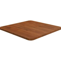 vidaXL Tischplatte Quadratisch Dunkelbraun 40x40x1,5cm Eiche Behandelt