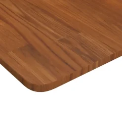 vidaXL Tischplatte Quadratisch Dunkelbraun 40x40x1,5cm Eiche Behandelt