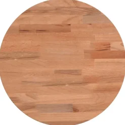 vidaXL Tischplatte Ø30x1,5 cm Rund Massivholz Buche