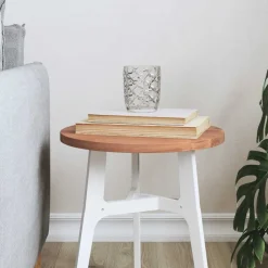 vidaXL Tischplatte Ø30x1,5 cm Rund Massivholz Buche