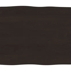 vidaXL Tischplatte 60x50x(2-4) cm Massivholz Behandelt Baumkante