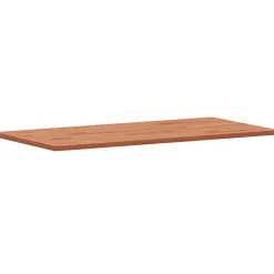 vidaXL Tischplatte 100x50x1,5 cm Rechteckig Massivholz Buche