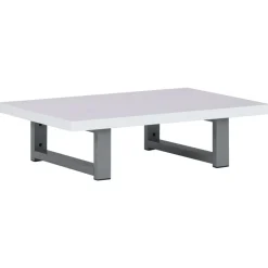 vidaXL 2-tlg. Badmöbel-Set Keramik Weiß