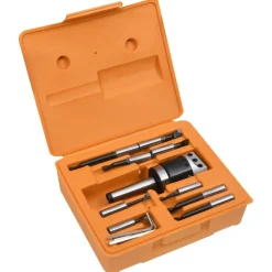 vidaXL 15-tlg. Bohrwerkzeug-Set 50 mm Bohrkopf MT3-F1-12