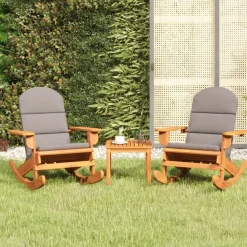vidaXL 3-tlg. Garten-Lounge-Set Adirondack Massivholz Akazie