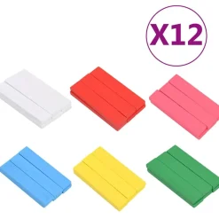 vidaXL 150-tlg. Holzbausteine-Set Kiefer Massivholz