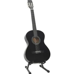 vidaXL 12-tlg. Klassikgitarren-Set für Anfänger Schwarz 4/4 39