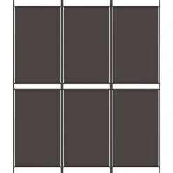 vidaXL 3-tlg. Paravent Braun 150x180 cm Stoff