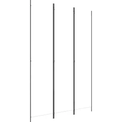 vidaXL 3-tlg. Paravent Weiß 150x220 cm Stoff
