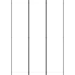 vidaXL 3-tlg. Paravent Weiß 150x220 cm Stoff