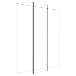 vidaXL 3-tlg. Paravent Weiß 150x200 cm Stoff