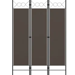 vidaXL 3-tlg. Raumteiler Anthrazit 120 x 180 cm