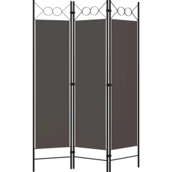 vidaXL 3-tlg. Raumteiler Anthrazit 120 x 180 cm