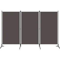 vidaXL 3-tlg. Raumteiler Anthrazit 260x180 cm