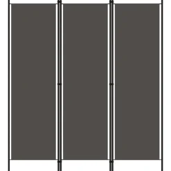 vidaXL 3-tlg. Raumteiler Anthrazit 150x180 cm