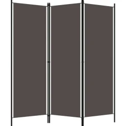 vidaXL 3-tlg. Raumteiler Anthrazit 150x180 cm