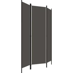 vidaXL 3-tlg. Raumteiler Anthrazit 150x180 cm