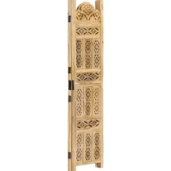 vidaXL 3-tlg. Raumteiler Handgeschnitzt 120×165 cm Mango Massivholz