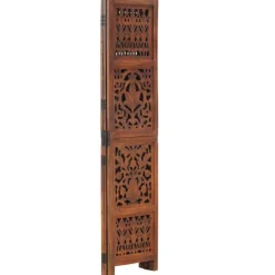 vidaXL 3-tlg. Raumteiler Handgeschnitzt 120×165 cm Mango Massivholz