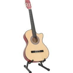 vidaXL 12-tlg. Westerngitarre Set Akustisch Cutaway mit 6 Saiten 38"