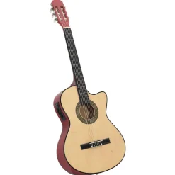 vidaXL 12-tlg. Westerngitarre Set mit Equalizer und 6 Saiten