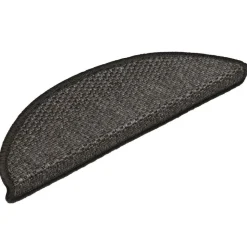 vidaXL Treppenmatten Selbstklebend Sisal 15 Stk. 56x17x3 cm Anthrazit