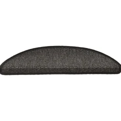 vidaXL Treppenmatten Selbstklebend Sisal 15 Stk. 56x17x3 cm Anthrazit