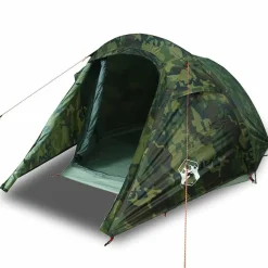 vidaXL Tunnelzelt 3 Personen Camouflage Wasserdicht