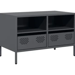vidaXL TV-Schrank Anthrazit 68x39x43,5 cm Kaltgewalzter Stahl