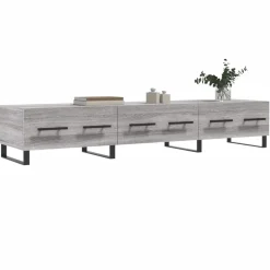 vidaXL TV-Schrank Grau Sonoma 150x36x30 cm Holzwerkstoff