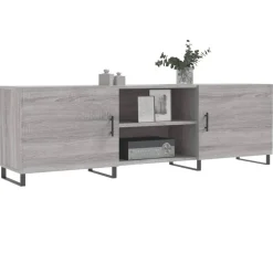 vidaXL TV-Schrank Grau Sonoma 150x30x50 cm Holzwerkstoff